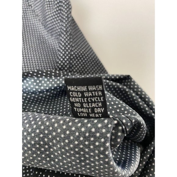 Warriors and Scholars Men’s Black Long Sleeve Button Down Shirt Size Medium - Picture 7 of 10